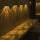 thumbnail image 4 of Luces solares de pared para exteriores, paquete de 2 para acceso a postes de vallas escalonadas de cubierta e iluminación de jardín MFZFUKR CPB-US-DYP786, 4 of 5