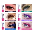 thumbnail image 5 of Colored Mascara , Black Green Blue Pink Purple Brown Waterproof Long Lasting Lengthening Volumizing Mascara Volume and Length, Long Wear Smudge-Proof, Colorful Party Eye Makeup for Women, 5 of 7