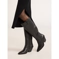 thumbnail image 2 of Scoop Women’s Faux Leather Tall Western Boots, Sizes 6-11, 2 of 6