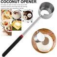 thumbnail image 2 of Coconut Opener, Stainless Steel Coconut Shell Opener, Food Safe Bottle Opener, 2 of 5