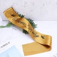 thumbnail image 2 of 2pcs Golden Ribbon Prom King Letters Party Etiquette Shoulder Strap Bachelor Party Halloween Graduation Ball Supplies, 2 of 7