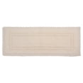 thumbnail image 2 of Home Weavers Opulent Bath Mat 100% Cotton Bathroom Rugs Set, Bathroom Decore, Washable Rug, Extra Soft & Absorbent bath Rug, Kitchen Mat, Bath Mat Set, Bath Floor Mat Reversible, 21"x54" Runner, Ivory, 2 of 9