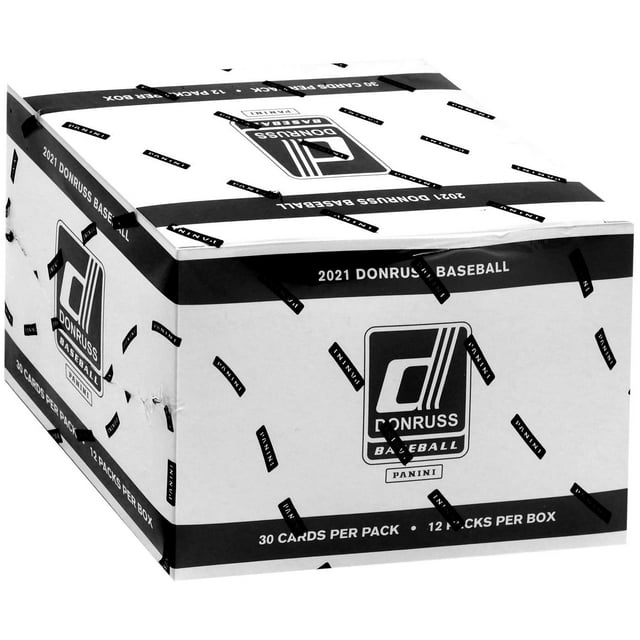 MLB Panini 2021 Donruss Baseball Trading Card VALUE Box (12 Packs