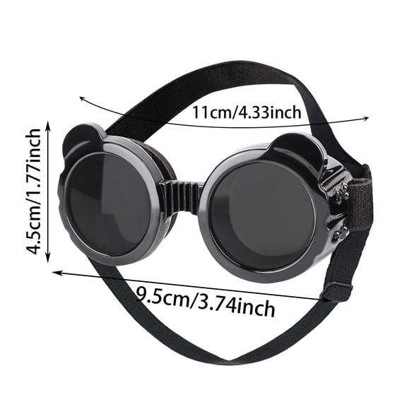 Goggles For Small Breed Wind/ Puppy With Adjustable Strap White Black Dog Swimsuit Dog Swimsuit Boy Dog Swim Suite Dog Jacket Dog Hiking Gear Water Bunny Hat for Cat And Owner Fan for Car Window for