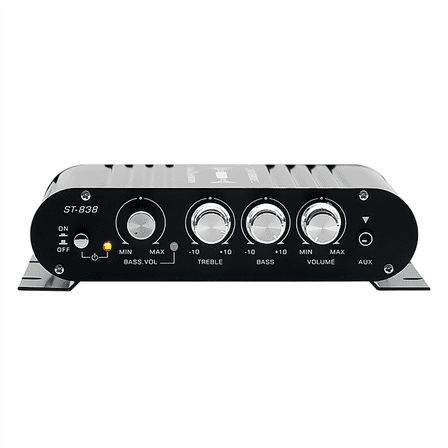 New Arrivals Channel Power Amplifier with Subwoofer Output Black