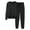 Black, variant on Womens Pant Sets 2 Piece Outfits Track Suit Sweatsuit Long Sleeve High-Low Slit Hem Top Sweatshirt Jogger Set Black