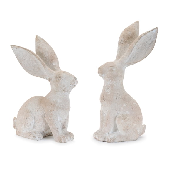 Melrose Long Eared Sitting Rabbit Figurines - 11.5" - Set of 4