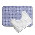 thumbnail image 6 of Xecao Porcelain Chinaware 2-Piece Vintage Seamless Anti-Skid Mat Set, featuring a stylish pattern for a safe and elegant toilet rug experience, 6 of 6