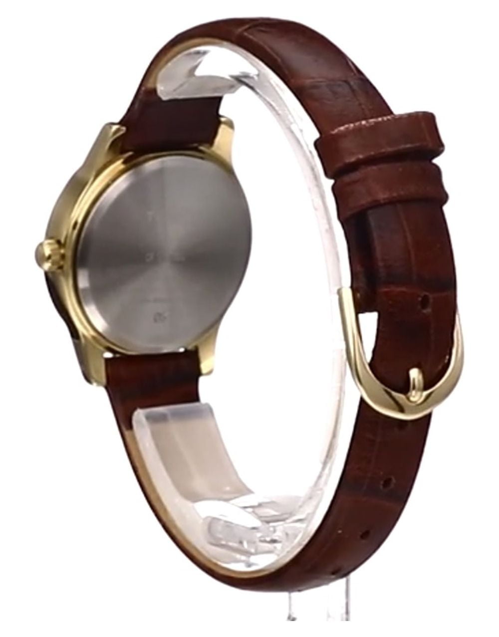 Timex Women's Essex Avenue Gold/Burgundy/MOP 25mm Dress Watch, Leather Strap