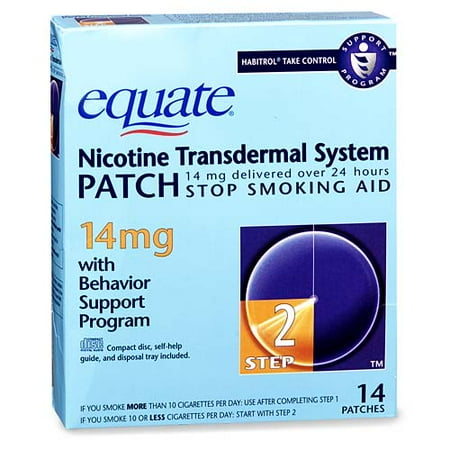 Equate Step 2 Nicotine Patch, 14 Mg