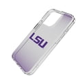 thumbnail image 2 of LSU Tigers Linen Logo iPhone Clear Case, 2 of 6