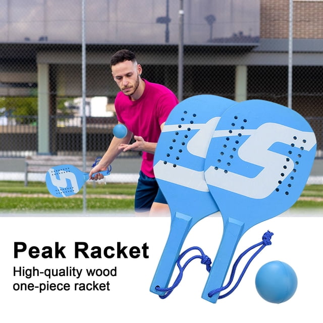LJNYFDC Secure Grip Pickleball Racket Beginner Pickleball Paddles Set Smooth Handle Precise Control Ergonomic Ultra Comfy Grip Lightweight Wooden Pickleball Racket Kit