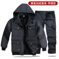 thumbnail image 7 of Winter whole body fleece-lined work clothes suit men‘s thickened cold-proof warm construction site work wear-resistant scratch-proof labor protection, 7 of 7