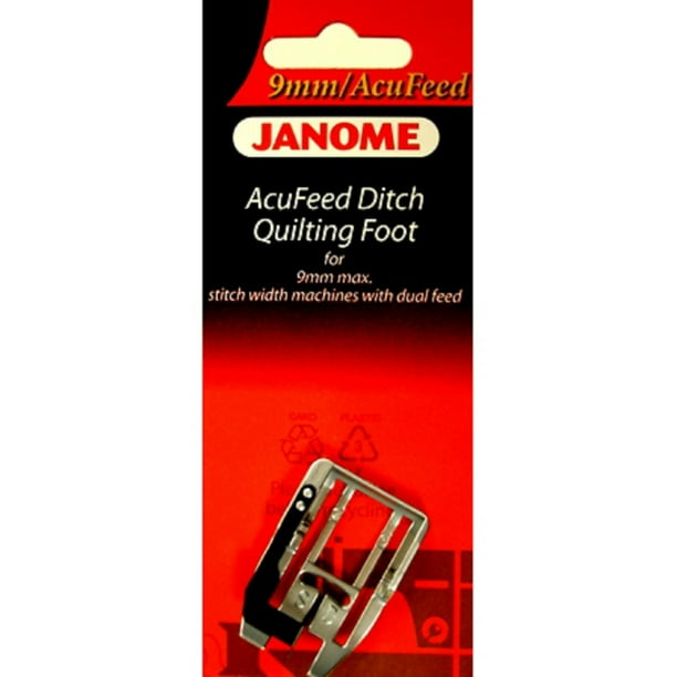 AcuFeed Ditch Quilting Foot 202103006 For Janome 9mm Max Stitch Width