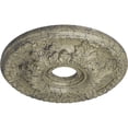 thumbnail image 3 of Ekena Millwork 18"OD x 3 1/2"ID x 2 1/2"P Granada Ceiling Medallion (Fits Canopies up to 6 5/8"), Hand-Painted Castle Stone Crackle, 3 of 5