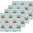thumbnail image 2 of Coolnut Crabs Washcloths 2 Pack, Highly Absorbent Soft Cotton Fingertip Towels for Bathroom, Kitchen, Gym, Spa, Home Decor, 12 x 12 Inch Washcloth Gift, 2 of 7