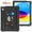 Black, variant on Heavy Duty Kids Case for iPad A16 11th Gen 11" 2025 /10th Gen 10.9" 2022, 3-Layer Shockproof Cover with Handle Stand & Pencil Holder, Black