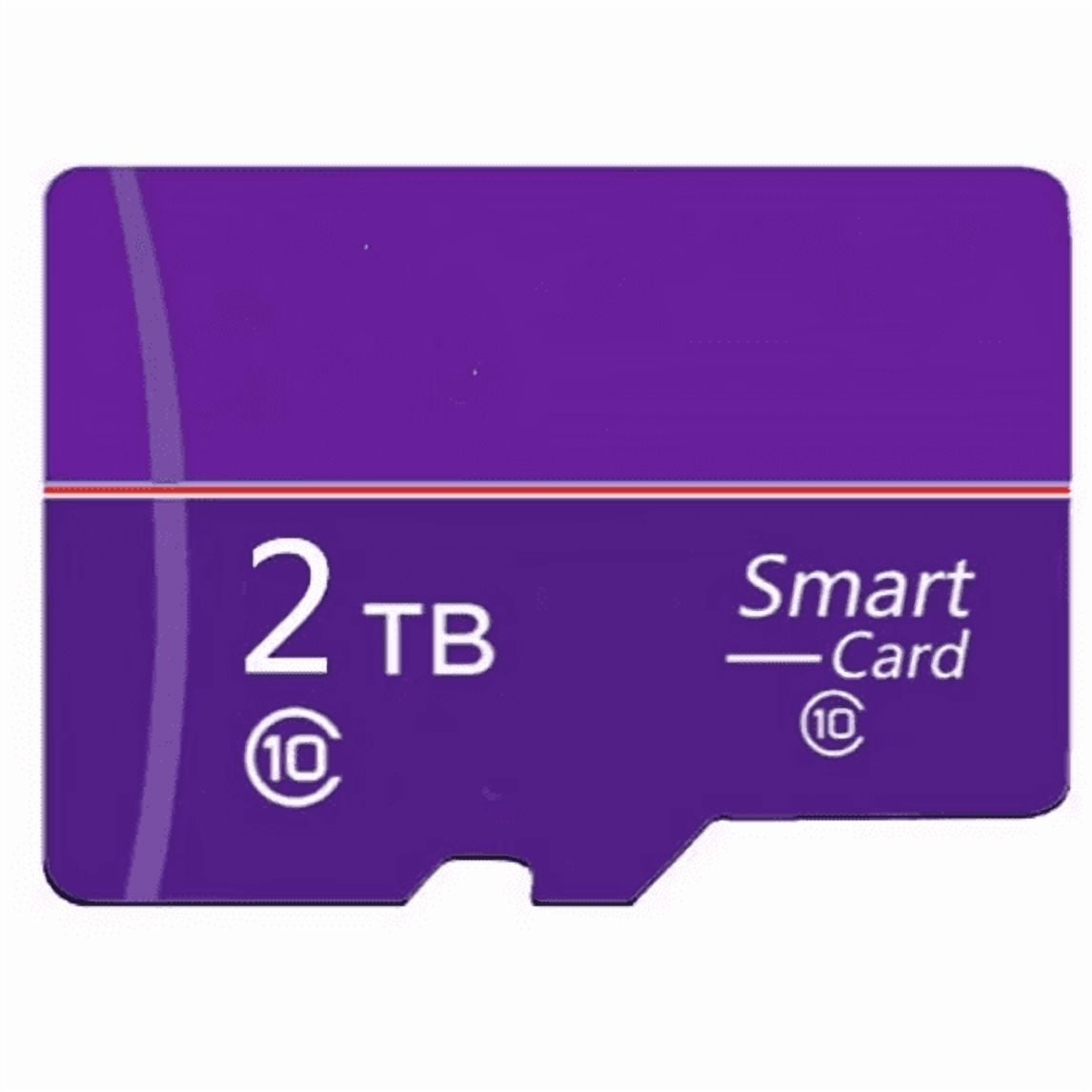 2T Micro SD Card Class 10 , UHS-I, C10, U3, V30, 4K, Large Capacity Full HD Memory Card Suitable For Smartphones, Cameras, Computers, Gaming And Other Android Devices 3-pack