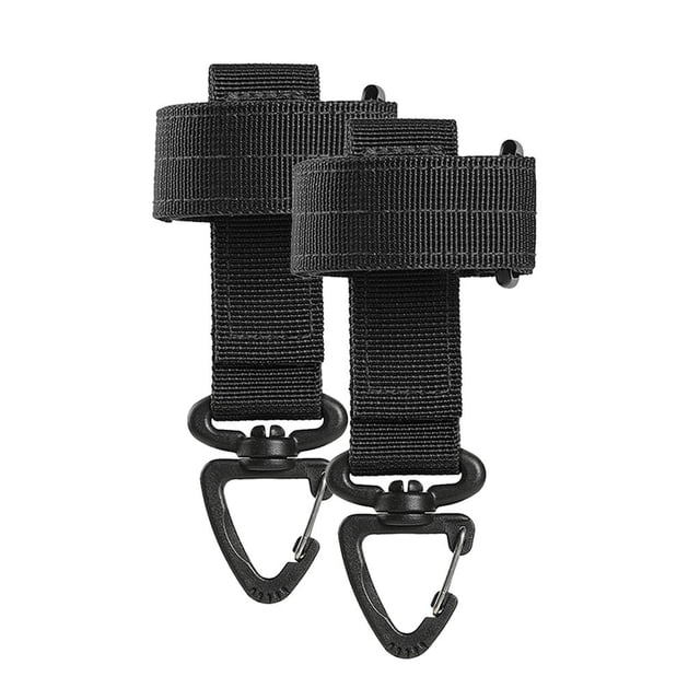 2x Hebilla de almacenamiento de cuerda de escalada, colgador de soporte de guantes trabajo, hebilla de accesorio de llavero, accesorios kusrkot Correa de soporte de cuerda de escalada