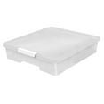 thumbnail image 4 of Storex Project Box for 12 x 12 Scrapbooking Paper, Clear, 5-Pack, 4 of 4