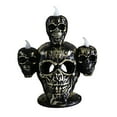 thumbnail image 2 of BGZLEU Halloween Skeleton Skull Candle Holder Skull Candlestick Holder Halloween Home Party Decorative Skeleton Candle Holder Themed Haunted House Bar Party Skull Christmas Candleholders Decoration, 2 of 6