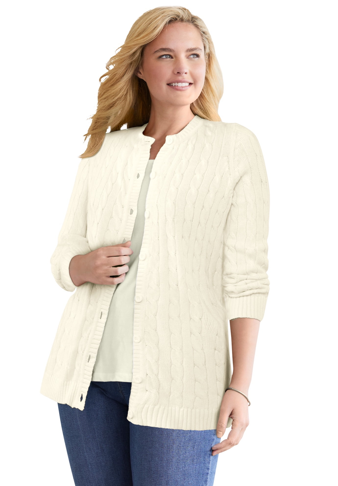 ivory cardigan womens