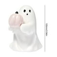 thumbnail image 3 of Bonita Estatua Calabaza Con Fantasma Halloween Mesa, 3 of 3