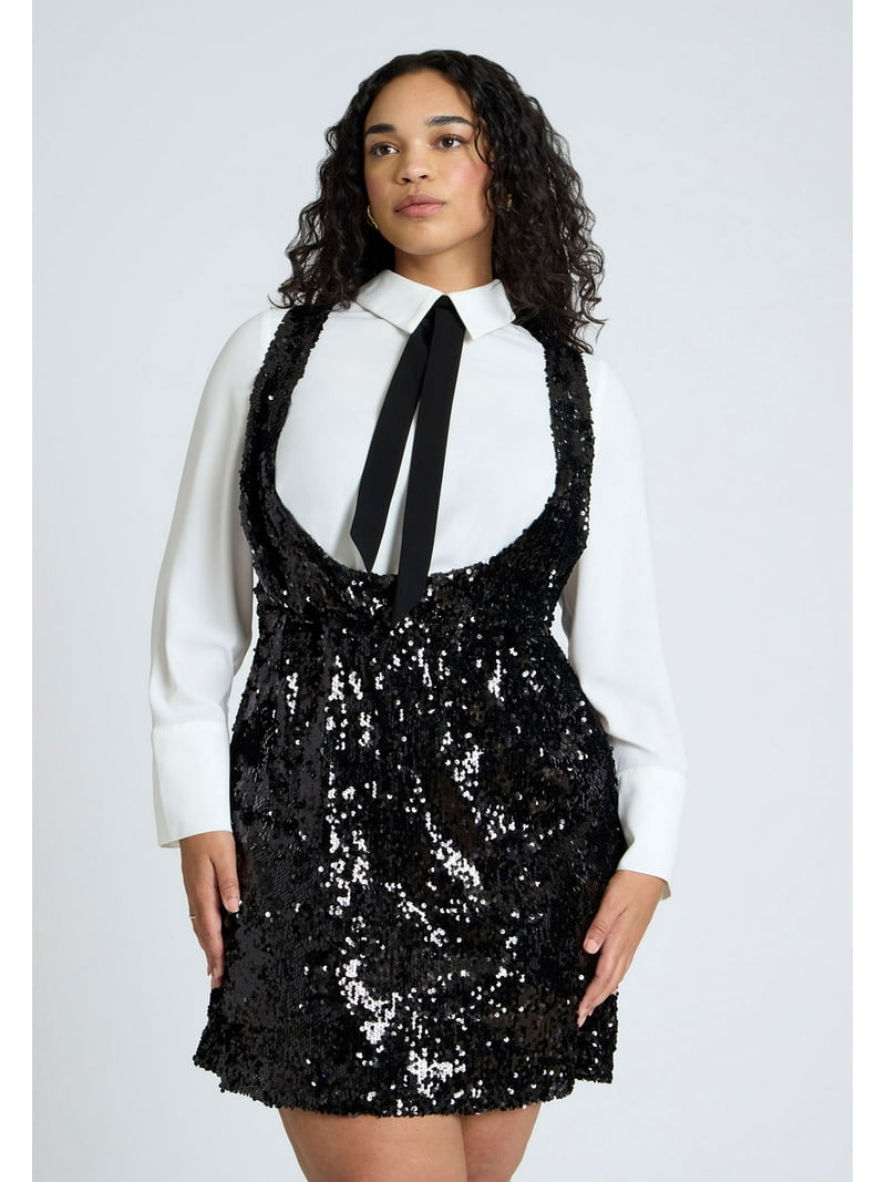eloquii bow back mini dress Bow Back Mini Dress