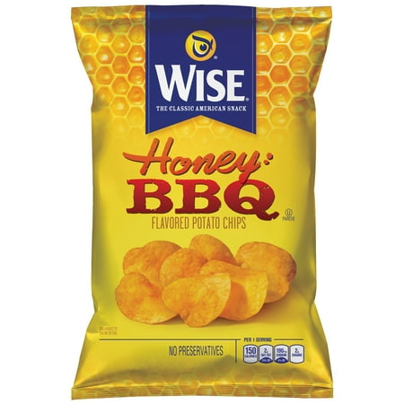 Wise�� Honey BBQ Flavored Potato Chips 6.75 oz. Bag