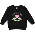 thumbnail image 2 of Inktastic Grampy's Girl Heart Flowers Toddler Sweatshirt, 2 of 4