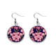 thumbnail image 1 of Flor planta hoja oscuro Pendientes pendientes de plata colgantes joyas señora Unbranded M, 1 of 3