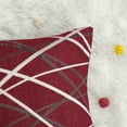 thumbnail image 6 of PiccoCasa Set of 5 Linen Square Geometric Pattern Decorate Cushion Cover, 17"x17", Multicolor, 6 of 7