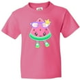 thumbnail image 3 of Inktastic Cute Watermelon with Sunglasses Youth T-Shirt, 3 of 5