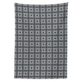 thumbnail image 2 of Moroccan Tablecloth, Floral Inspired Oriental Damask Illustration, Rectangle Satin Table Cover Accent for Dining Room and Kitchen, 60" X 90", Eggshell Night Blue, by Ambesonne, 2 of 2