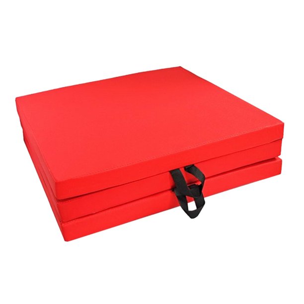 Colchoneta de gimnasia plegable, colchoneta de entrenamiento para fitness y deportes, colchoneta compacta para ejercicios de estiramiento y entrenamie
