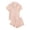 A16 Pink, variant on FASHOFT Women's 2 Piece Pajama Sets Summer Pajamas Cute Pj Set Lounge Matching Pjs Button Shirt with Shorts Beige L