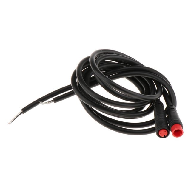 Soidarity Cable de extensión duradero para E-Bike Plug And Play, sin complicaciones, enchufe de extensión Blike, Cable Ebike Ciclismo 2 pines