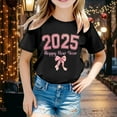 thumbnail image 2 of LUOGENLI Spring T Shirts Valentine's Day for Girls 12-14 Kids New Year 2025 Printed Short Sleeve T Shirt Tops Casual Girls Spring St. Patrick's Day T Shirts Size 10 Black 3-4 Years, 2 of 4