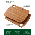 thumbnail image 2 of Royal Craft Wood Cutting Board Set for Kitchen, Wooden Cutting Boards for Meat & Vegetables, Carbonized Bamboo, 2 of 8