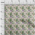 thumbnail image 2 of oneOone Rayon Green Fabric Cactus Sewing Craft Projects Fabric Prints By Yard 56 Inch Wide, 2 of 5