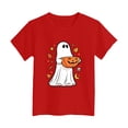 thumbnail image 5 of NIEWTR Halloween Shirts For Kids Pumpkin Graphic Tees Boys Girls Halloween T Shirts Summer Short Sleeve Tee Tops 2t 3t 4t 5t(3-4 Years), 5 of 7