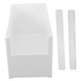 thumbnail image 6 of MUSEYA 1 Set Cabinet Slide Out Organizer Plastic White Easy Organization Simple Design, 6 of 8