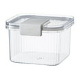 thumbnail image 3 of Contenedor de almacenamiento de arroz, contenedor de alimentos, dispensador de alimentos secos, almacenamiento de alimentos a granel, grande blanco, 3 of 6