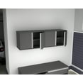 thumbnail image 2 of Inval America Wall Mounted Garage Storage Cabinet, Gray / Aluminium, 2 of 11