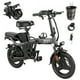 thumbnail image 1 of Inlife Bicicleta eléctrica plegable de 14 pulgadas para adultos, 1 of 9