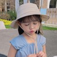 thumbnail image 5 of Sombrero de sol UPF 50+ para niños y niñas con solapa para el cuello, sombrero de playa de verano, sombrero de safari para niños, gorra de sol para pesca en la playa para niños de 4 a 10 años, 5 of 5
