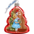 thumbnail image 2 of GDeBrekht 773014 Thank You Santa Glass Ornament, 2 of 2