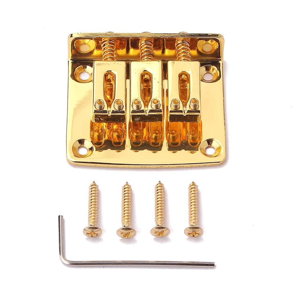 cusimax Electric Guitar Bridge System with Spanner 3string Stringed