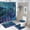 style-3, variant on Marvels of The Sea 4 Piece Shower Curtain Sets, Non-Slip Rugs, Toilet Lid Cover And Bath Mat, for Bathroom Decor Set, 72" X 72"