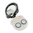 thumbnail image 2 of Unique Bargains 1 Set Contact Lens Case Electroplated Cat's Paw Lens Storage Case Black, 2 of 5